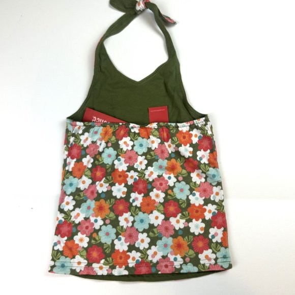 NWT Gymboree Girl Red Bike Short & Reversible Flower Halter Top Size 8 - Picture 5 of 7
